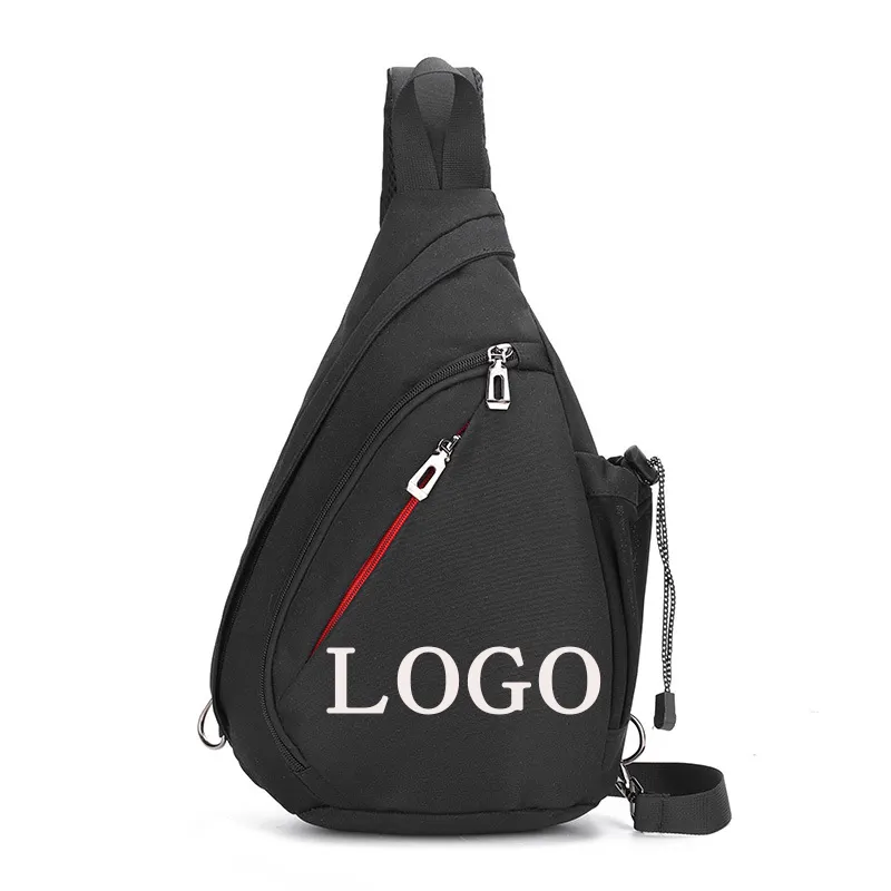 close-fitting simple chest bag leisure sports digital storage bag custom multi-functional cross-body sling bag for women