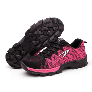 <span class=keywords><strong>Scarpe</strong></span> da Lavoro Industriali Antiscivolo con Suola in Gomma, Sneakers Protettive con Punta in Acciaio per Donne, <span class=keywords><strong>Scarpe</strong></span> Antinfortunistiche Rosa - Product Image 4