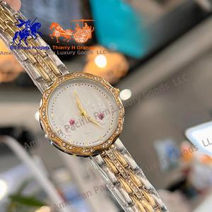 Reloj de Cuarzo para Mujer, Elegante y Casual, con Diamantes, Correa de Acero Dorado y Plateado, Reloj de Pulsera para Dama, Regalo - Product Image 3