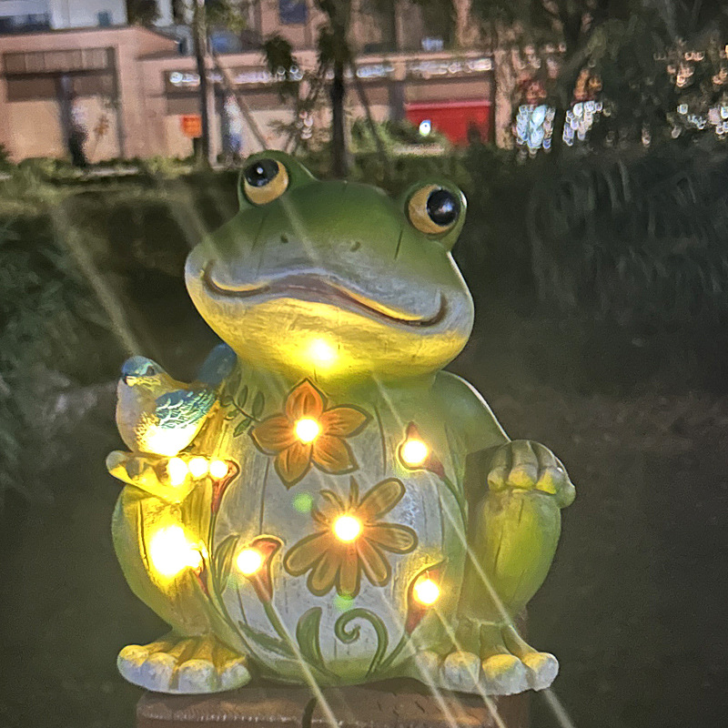 FROG PRODUCTS WOOD BEARDOLL新品未使用 Handcrafted Moroccan Wood Frog - GLE-Good Living Essentials