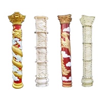 Molde de Plástico ABS Inflable de Alta Precisión con Diseño de Columna Romana de Rayas Redondas, Reutilizable para Moldeo por Inyección
