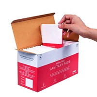 Sacs à usage personnel Boîte d'emballage personnalisée pour tampons, serviettes hygiéniques, protège-slips, soins menstruels et produits d'hygiène