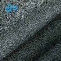 Tissu denim vert foncé, sergé de coton vert forêt, bicolore, stock en gros, prix compétitif, OEM, faible MOQ, pour jeans et manteaux
