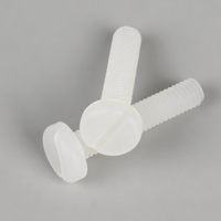 Vis à tête fraisée en PVDF, vis à tête ronde en plastique
