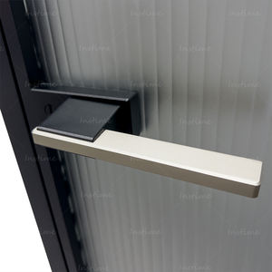 Instime, alta calidad, precio bajo, proveedor dorado, puertas francesas de vidrio templado al ras de <span class=keywords><strong>aluminio</strong></span> de <span class=keywords><strong>segunda</strong></span> <span class=keywords><strong>mano</strong></span> para casa - Product Image 4