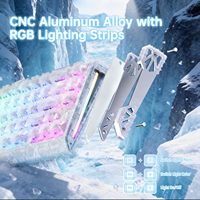 ATTACK SHARK R68HE Custom Magnetic Axis Keyboard South Facing RGB Thocky Sound Fast Response Peripheral for Pro Gamers