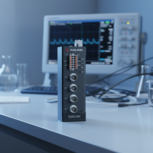 Adlinktech SDAQ-204 Copper Industrial Ethernet DAQ-Edge-<b>Computing</b>/IEPE-Excitation-Multi-API Automation System Industrial Automat - Product Image 6