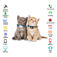 Localizador GPS Inteligente 4G para Mascotas, Función Antipérdida, Localización con un Solo Botón, Alertas de Geocerca, Resistente al Agua IP66, 5 Días de Duración de la Batería