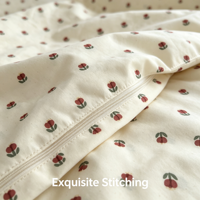 Parure de lit en polyester personnalisable, douce et respirante, avec housse de couette, drap-housse et taies d'oreiller, pour la maison et l'hôtellerie, vente en gros