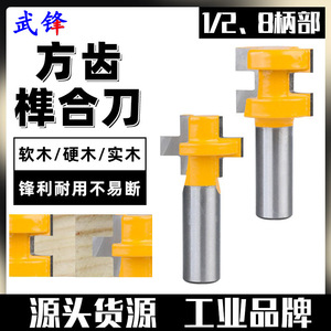 Square Tooth Tenon Cutter TCT Milling Cutter 90 Degree Male Female For Woodworking Panel Cutting - Product Image 4