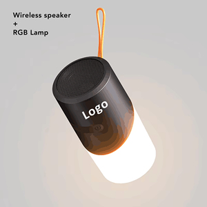 Nhỏ 2in <span class=keywords><strong>1</strong></span> RGB môi trường xung quanh ánh sáng 5 Wát đầu ra TWS di động ngoài trời không dây bluetooths Loa - Product Image 1