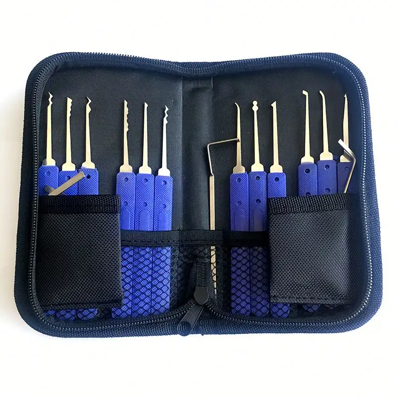 12 Pièces Goso Baril Déverrouillage Serrure Pick Set Honnête Rapide Serrure D'ouvre-Porte Portée Serrurier Outils Dino Sécurité Verrouillage Libre Choix