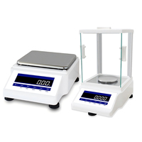 Balanza Analítica Electrónica de Laboratorio de Alta Precisión con Pantalla, Escala de Calibración Externa Digital de 0.001g
