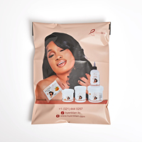 Sacs d'emballage en plastique à fermeture éclair pour vêtements, écologiques, petits, avec poignée, pour expédition professionnelle, pochette postale en plastique