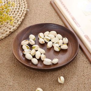 Acacia Solid <strong>Wood</strong> Custom Size Tea Serving Table <strong>Plate</strong> Snacks Food Fruit Cake Tea Dish Coffee Dessert Wooden for Home - Product Image 3