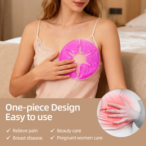 Compresa de Gel Reutilizable Fría/Caliente para Terapia Mamaria, Alivio de Mastitis, Almohadilla Térmica, Compresas de Hielo Contorneadas Personalizadas para Aliviar el Dolor y Calentar - Product Image 5