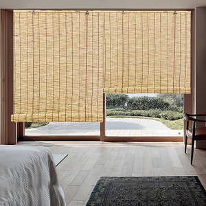 Màn tre ngoài trời con lăn Cửa Sổ Màu tre cuộn lên rèm cửa - Product Image 5
