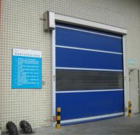 Puerta Seccional Industrial Automática de Acero Comercial 2025, Puerta Enrollable Rápida de PVC, Resistente al Viento, Colores Personalizados