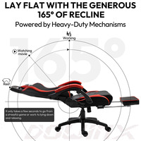 Échantillon Gratuit - Chaise de Bureau Gaming Inclinable en Cuir Autofull avec Repose-Pieds pour Jeux et Dropshipping