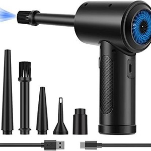 Ventilador Eléctrico Portátil y Recargable, Soplador <span class=keywords><strong>de</strong></span> Aire, Secador <span class=keywords><strong>de</strong></span> Autos, Pequeño Soplador para Limpieza <span class=keywords><strong>de</strong></span> Nieve - Product Image 5