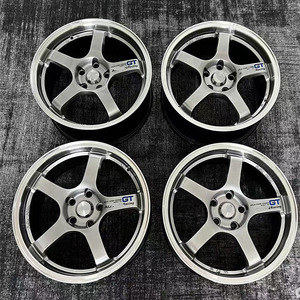 Rines de Aluminio Estilo <span class=keywords><strong>GT</strong></span> de 15-19 Pulgadas, Gran Venta, para AUDI, HONDA, SUBARU, <span class=keywords><strong>NISSAN</strong></span>, 5x112, 5x100, 5x114.3, Cinco Radios - Product Image 2