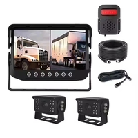 Caméra de recul double objectif 1080P avec enregistrement en boucle, étanche, écran 7,0 pouces, enregistreur de véhicule robuste pour camions et tracteurs