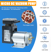 Pompe à piston à vide élevé KAI MENG modèle KMDP-C4A-12V 12V DC 550kPa, débit 40L/min, faible bruit 80dB, mini pompe à air pour usage médical, garantie 6 mois