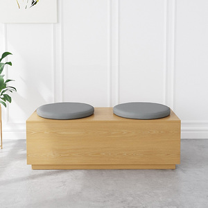 เฟอร์นิเจอร์ร้านอาหารฟาสต์ฟู้ด ที่นั่งบูธที่ทันสมัย ขายไม้ mesas para ชุดโต๊ะและเก้าอี้ร้านอาหาร - Product Image 5