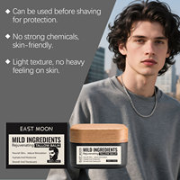 Crème hydratante pour le visage East Moon pour hommes, texture douce, hydratation délicate, soin du visage quotidien, étiquette privée, vente en gros