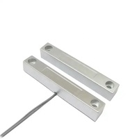 Sensor Kontak Pintu Gerbang Logam Magnet Neodymium Tahan Air/Tahan Cuaca, Saklar Magnetik, Alarm Strobo, Tipe Normally Closed