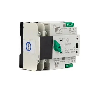 Worlsunlight-Interruptor de transferencia automática de doble potencia, energía Solar fotovoltaica, precio Din Rail 2P 63A AC220V ATS PV, uso de energía