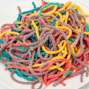 OEM Factory Direct Custom Label Colorful <strong>Sour</strong> Rope Strands Gummy Mixed Fruit Flavors Acidity Chewy Multi-Colored <strong>Sweets</strong> - Product Image 2
