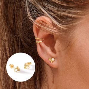 Aretes de Perlas Clásicos de Plata de Ley S925 CANNER Trend, Joyería para Mujer - Product Image 6