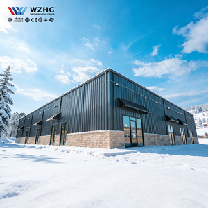 Structure en acier multi-étages à haute capacité de charge pour garage industriel, entrepôt, hangar, atelier pour parc industriel, résistant au vent et à la neige - Product Image 1