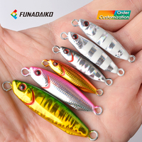 FUNADAIKO Jigman leurre de gabarit en acier au tungstène 10g 14g 25g 45g pêche appât en métal lent équipement de matériel d'eau salée