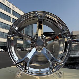 Тройные хромированные Серебристые кованые колеса в стиле Nismo 19 дюймов 5x118,3 в наличии для Nissan 350Z 370Z Infiniti G35 <span class=keywords><strong>G37</strong></span> Q50 Q60 V1 колеса - Product Image 6