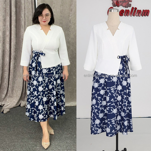 Ropa Africana al por Mayor 2024, Vestidos Turcos para Mujer, Elegantes, Últimos Modelos de Vestidos de Oficina - Product Image 4