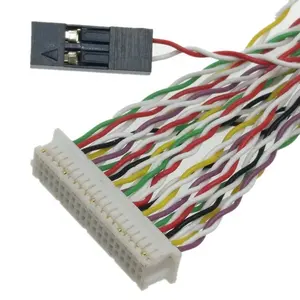 HRS DF20A-40DS-1C DF20 1.0MM Pitch 40P To 2P Dupont 2.54MM LCD Universal Lvds Edp Cable