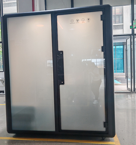 Cabina Insonorizada Móvil Moderna para 3-4 Personas, con Marco de Aluminio y Vidrio Inteligente Intercambiable, para Oficinas, Edificios, Hospitales, Clínicas, Habitaciones Privadas - Product Image 3