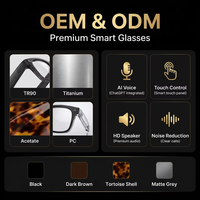 Gafas Inteligentes Meta con Cámara de 1300W, Transferencia WIFI, Control por Gestos, ChatGPT, Gafas Inteligentes con IA para Hombres y Mujeres, para Exteriores