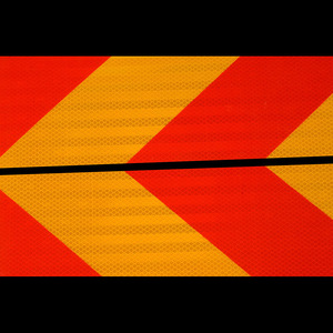 Factory Direct Supply Heavy Vehicle Rear Reflective Marking License Plate Reflective <b>Sticker</b> for Heavy Truck - Product Image 6