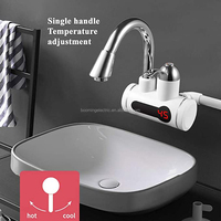 Robinet de cuisine électrique instantané avec chauffe-eau intégré et douchette, corps en ABS et valve en céramique