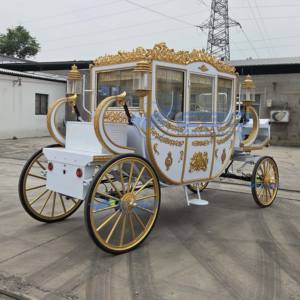 Электрическая королевская карета для особых мероприятий, новая модель, антикварная свадебная конная карета, безлошадная карета принцессы - Product Image 3