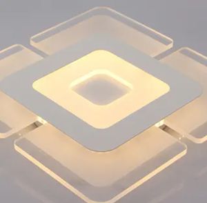 Lámpara de techo LED acrílica para interiores de nuevo estilo ultrafino, forma redonda para uso en habitación de dormitorio, luces de techo de montaje en superficie - Product Image 6