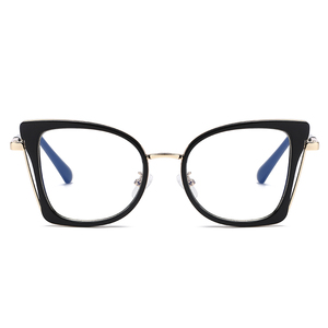 パルタガス卸売ファッションスプリングヒンジCPテンプルブルーライトカットメガネ光学眼鏡フレーム女性用眼鏡 - Product Image 4