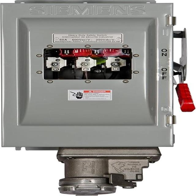 Original Ready Stock Hnf362jchw 60 3 Pole 600 Volt Non-fused Socket Safety Switch for PLC, PAC & Dedicated Ctrlrs