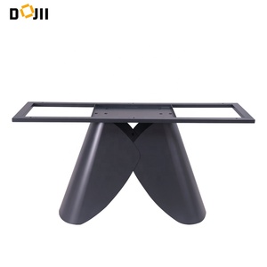 Moderno stile europeo rettangolo disegni tavolo da pranzo con Base in acciaio nordico in legno casa cucina sala da pranzo mobili Villa uso - Product Image 6