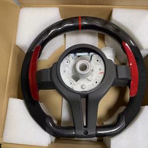 Accesorios Personalizados para Automóviles, Volante LED de Fibra de Carbono para <span class=keywords><strong>BMW</strong></span> Serie F10 F15 F16 F25 F26 F30 F32 F35 F39 F80 F82 <span class=keywords><strong>M5</strong></span> M2 - Product Image 6