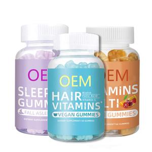Gummies à la baie de sureau pour cheveux, forme oursons gélifiés, 500 ml, vitamines, prix usine - Product Image 2