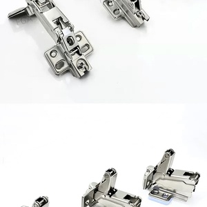Bisagras Hidráulicas Ocultas de 180 Grados, Ajustables, de Acero Niquelado de 35 mm, con Cierre Suave, para Gabinetes, Hoteles, Dormitorios, Oficinas en Casa - Product Image 5